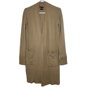 Massimo Dutti Wool Cashmere Open Front Cardigan size XS